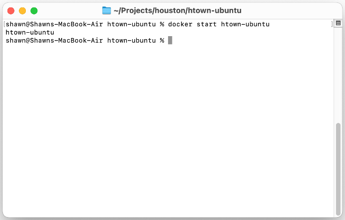 Docker Start